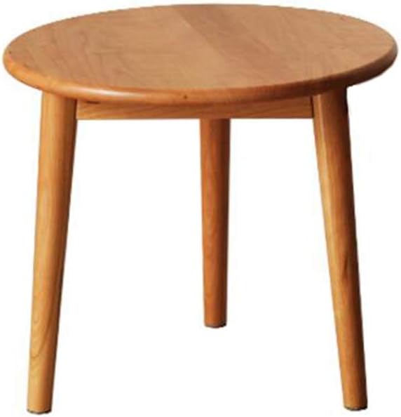 Telephone Table, End Table,Telephone Lighting Side Table,Round Solid Wood Din...