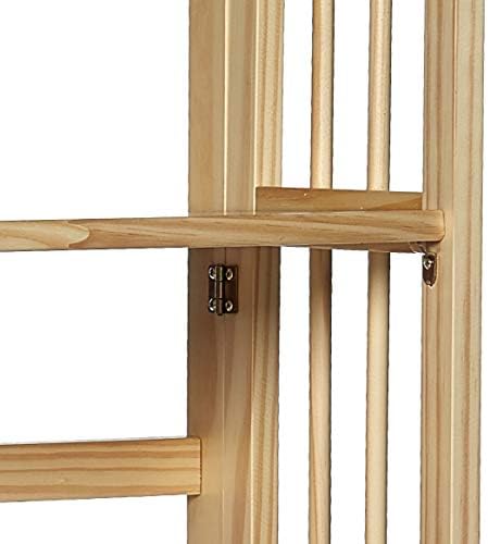 Casual Home 3-Shelf Folding Stackable Bookcase (27.5" Wide)-Natural