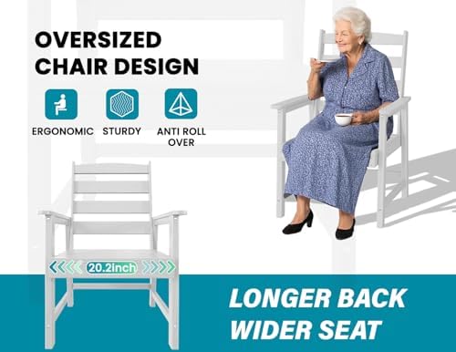 Ayge 9-Piece Outdoor Dining Set – HDPE Patio Furniture for 8 with 2" Hol...