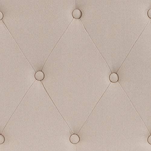 Flash Furniture Cambridge Tufted Upholstered Twin Size Headboard in Beige Fabric