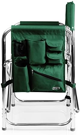 PICNIC TIME Sports Chair with Side Table and Armrest Caddy, Lightweight Alumi...