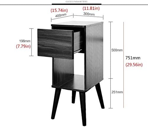Telephone Table, Drawer Bedside Table/Sofa Side Table,Small Size Lockers,Tele...