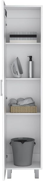 Modern Storage Cabinet, Tall Narrow Locker for Launday Living Room Hallway,for Kitchen Home