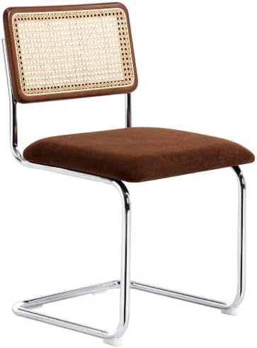Zesthouse Natural Rattan Dining Chairs Set of 2, Modern Cesca Kitchen Chair