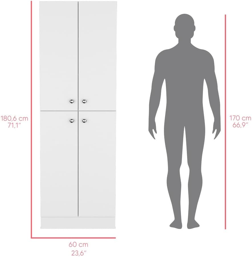 Modern Elegant Pantry Cabinet, Storage Cabinet for Kitchen Entryway Hallway,f...