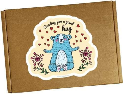 Hangry Kits Sending a Giant Hug For Men And Women - Send-A-Hug Basket Care Pa...
