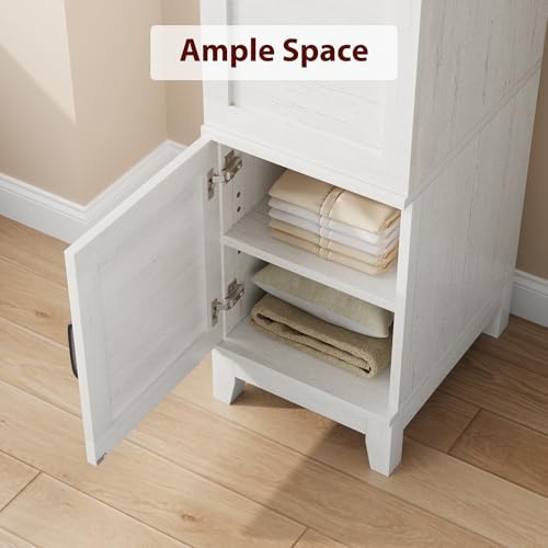 GarveeHome Armoire Wardrobe Closet with 2 Doors,72 in Wooden Wardrobe Cabinet...