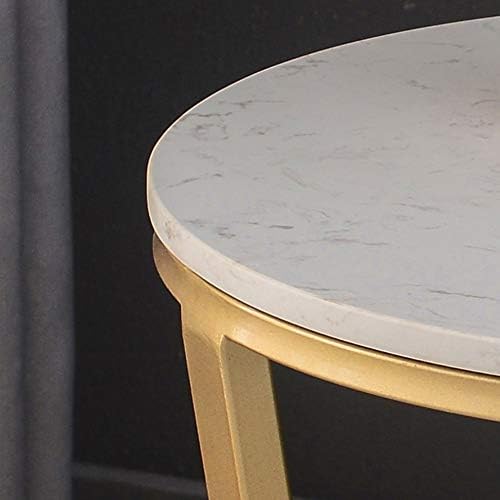 Telephone Table, Side Table Nordic Modern Living Room Marble Coffee Table Iro...