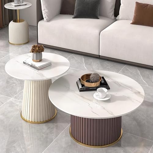 Modern Coffee Table Central end Tables for Living Room, Multifunctional Tea S...