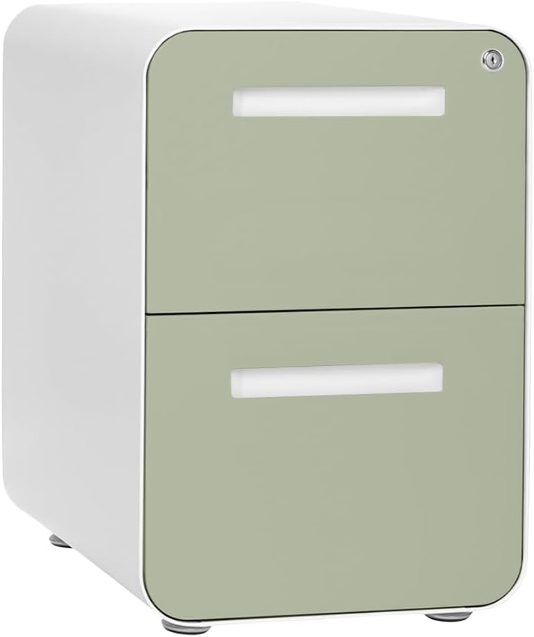Laura Davidson Furniture Stockpile 2 Drawer Mobile File Cabinet with Lock - U...