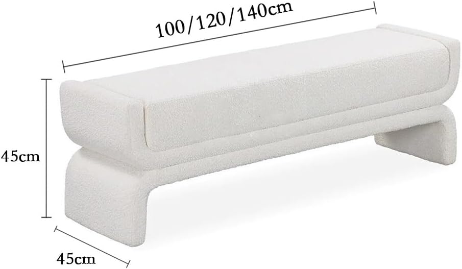 Modern Bedside Stool Bedroom Bench Simple Special-Shaped Living Room Long Hom...