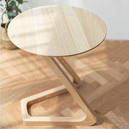Telephone Table, Solid Wood Round Side Table/Telephone Rack,Save Space,Art Si...