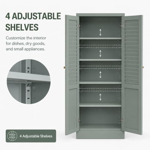 Metal Kitchen Storage Cabinets With Doors, Tall Locker Storage Cabinet