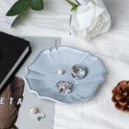 Ceramic Jewelry Dish, Decorative Tray for Rings Earrings Necklaces Bracelet Watch Keys, 4.50" Trinket Tray as Gifts for Women (Antique Court)