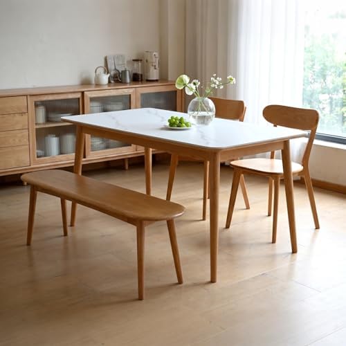 Single Oak Dining Chair, Natural Wood Finish