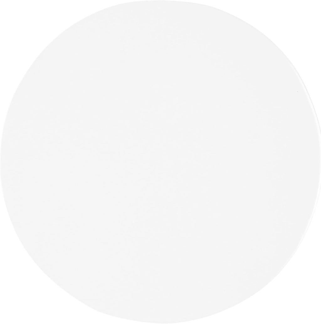 Kate and Laurel Dahl Modern Wooden Round Drink Table, 8 x 8 x 23, White, Transitional Circle Accent Pedestal Table for Living Room Plant Stand Indoors or Mini Bedroom Nightstand