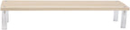 FABULETTA Wooden Ladder Display Rack with for Acrylic Shelves, Multi-Tier Storage Organizer for Collectibles, Cosmetics & Desserts, Rustic Home Decor Stand, Available in 20-50Cm Sizes(1 Layer 30cm)