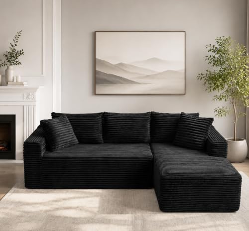 96" Cloud Sectional Couches with Chaise for Living Room