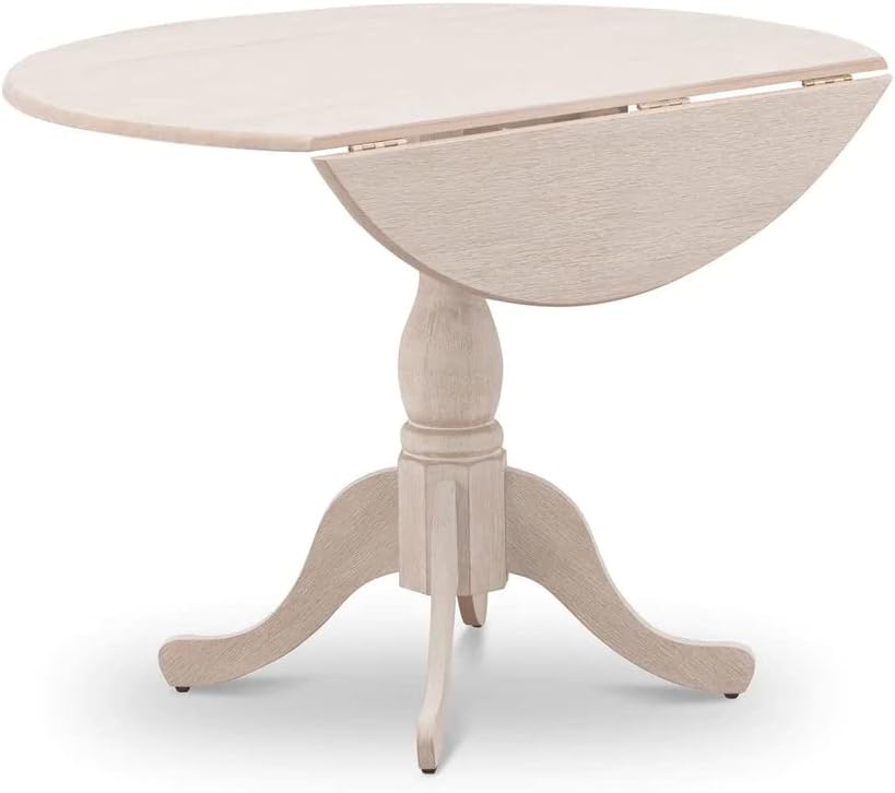East West Furniture DMT-ABC-TP Dublin Kitchen Dining Table - a Round Wooden T...