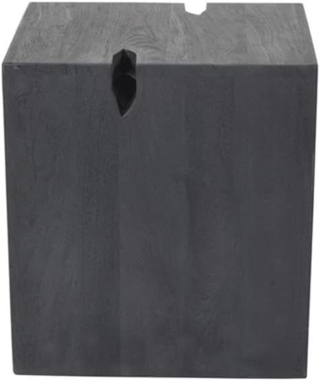 Pemberly Row 3-Piece Cocktail Table Set, Reclaimed Solid Wood, Ebony Gray Fin...