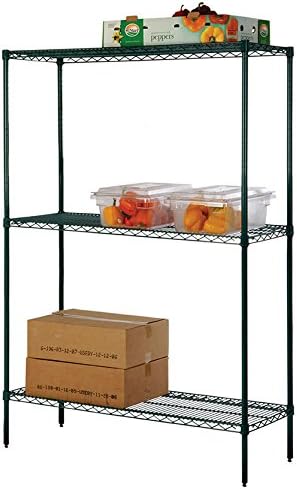 Omega 18" Deep x 54" Wide x 63" High 3 Tier Freezer Starter Shelving Unit
