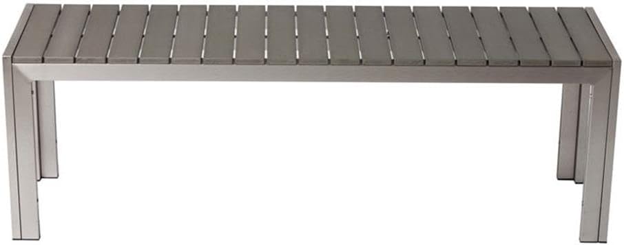 Pangea Home Breeze Bench, Grey