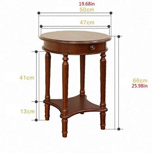 Telephone Table, American Telephone Tables,Round Coffee Table,Side Table with...