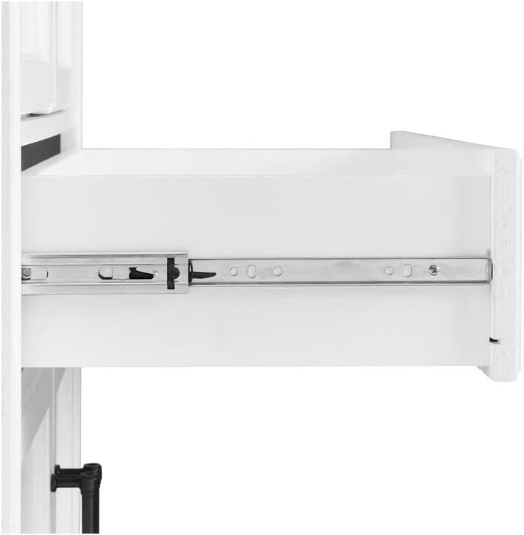 HomeStock White Kitchen Pantry Cabinet - Adjustable Shelves - 67.75" Hei...