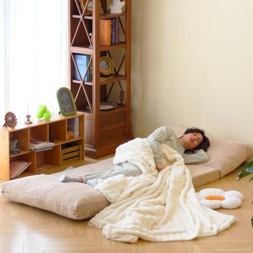N&V Folding Matress Sofa Bean Bag Bed, Foam Filling Folding Matress Sofa,...