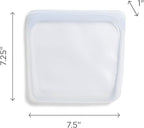 Stasher Premium Silicone Reusable Food Storage Bags, 3-Pack, Artivism, Multi-Use Food Storage Bags, Lunch Bag, Travel Containers, BPA Free, Leak-free, Dishwasher-Safe, Eco-friendly