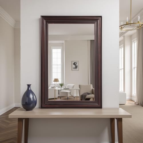 Howard Elliott Collection George Rectangular Oil Rubbed Bronze Wall Mirror, R...