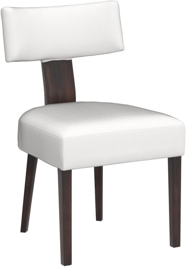 HNY Set of 6 Mid Century Modern Dining Chairs, Farmhouse Velvet Upholstered Accent Chair Curved Backrest Kitchen Chairs, with Hardwood Frame, Cream, Velvet-beige, 6PC