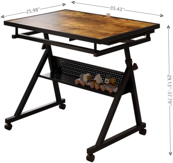 1500Pcs Jigsaw Puzzle Tables for Adults with 4 Trays,Black | Puzzle Board Tab...