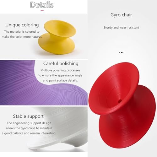 Modern Fibers 360° Swivel Gyro Chair - Indoor/Outdoor Slish Design, 220 lbs C...