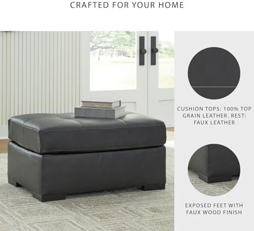 Signature Design by Ashley Brindley Pier Oversized Accent Ottoman, Fully Asse...