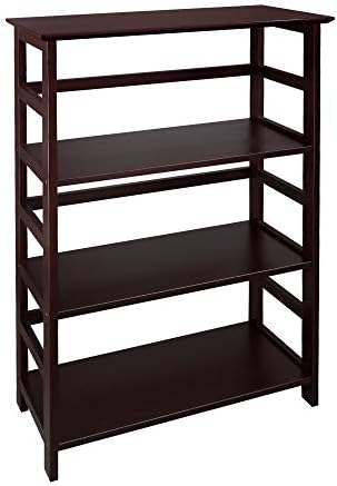Casual Home Soho Manhattan 4-Shelf Bookcase 26 Wide - Espresso, 304-44
