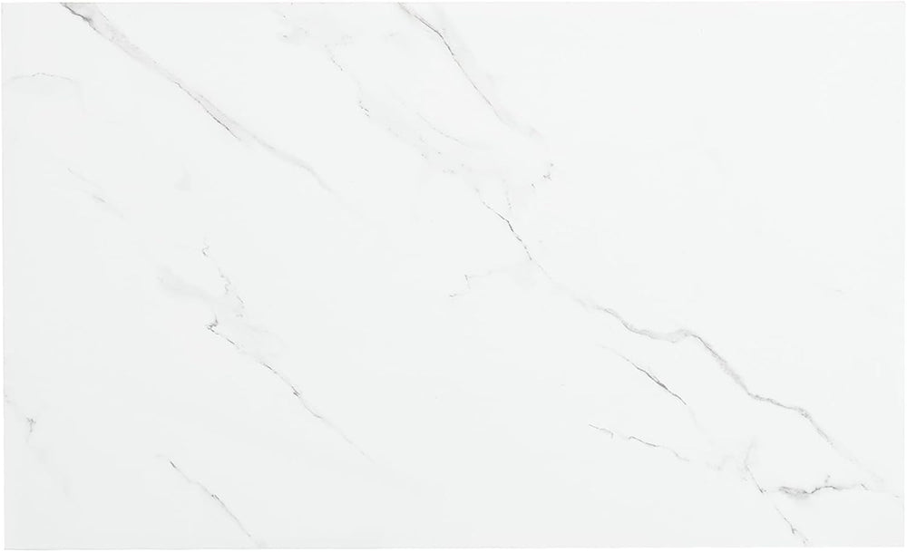 Merax Modern 83.7inch Freestanding Kitchen Hutch with Faux Marble Top, Kitche...