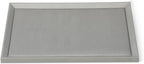 Jewelry Flat Tray, Leather Tray,Premium Grey Jewelry Tray,Jewelry Organizer Tray For Watch,Necklace,Ring,Pendants