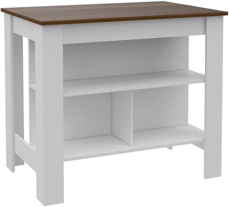 Tuhome Furniture Cala Modern Engineered Wood Kitchen Islands with Large Table...