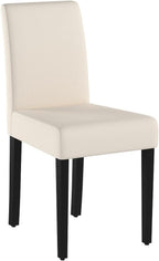 FDW Dining Chairs Set of 4,Dining Room Chairs Elegant Design Modern Fabric Upholstered Dining Chairs,Beige