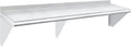 HARDURA Stainless Steel Shelf 12" x 72", 320lb Commercial Shelves Wall Mount Metal Shelving with Backsplash and Brackets for Kitchen, Restaurant, Laundry Room and Home