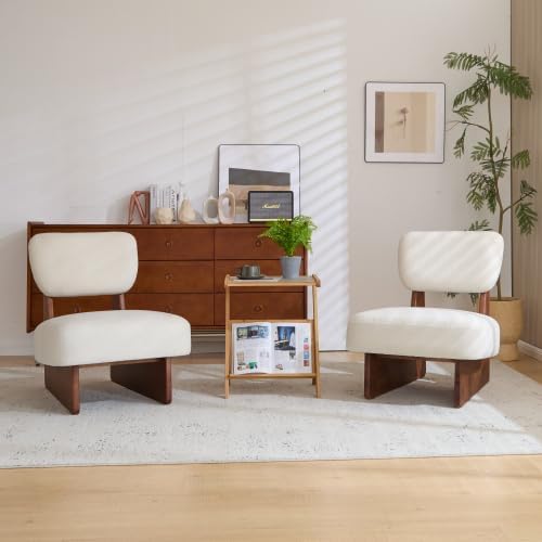 Christopher Knight Home Mores Low Profile Accent Chair Set of 2, Modern Livin...