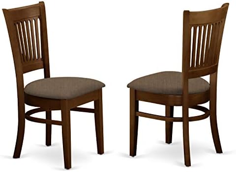 East West Furniture VANC9-ESP-C 9 Piece Modern Dining Table Set Includes an O...