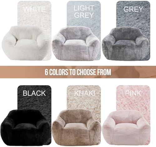 Homguava Giant Bean Bag Chairs for Adults,Large Bean Bag Couch with Arms | Bi...