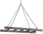 BARNWOODUSA Rustic Farmhouse Decorative Ladder, 48x12x2.5, White Wash | White 2x3 Rustic Ladder Shelf Farmhouse Decor: 4' long, mount horizontally or vertically.