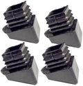 Plastic Insert Chair Glides for Square tubing (Slanted)