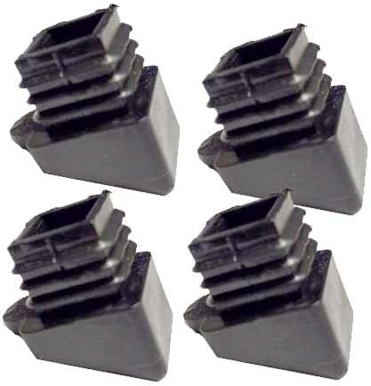 Plastic Insert Chair Glides for Square tubing (Slanted)