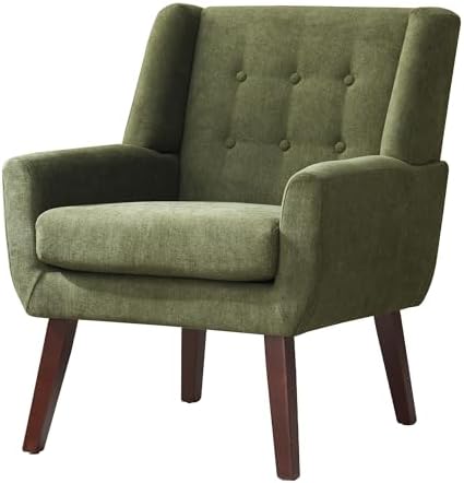 HUIMO Accent Chair for Living Room,Upholstered Button Fabic Armchair Chair | ...