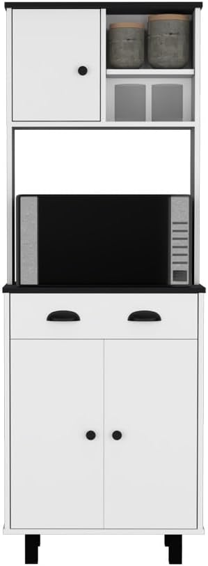 Pantry Storage Cabinet, Sideboard Locker for Small Space, for Kitchen Living ...