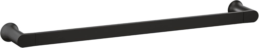 Moen Genta LX Modern Single Kitchen or Bathroom Towel Bar, 24-Inch, Matte Bla...
